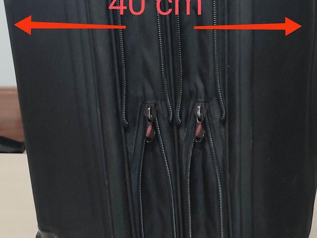 Large Black Travel Suitcase - 70cm
