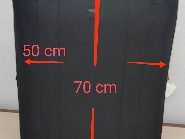Large Black Travel Suitcase - 70cm
