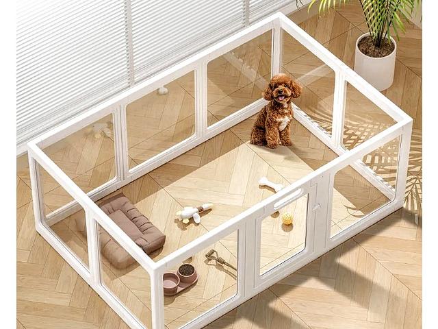 Modular pet enclosure.