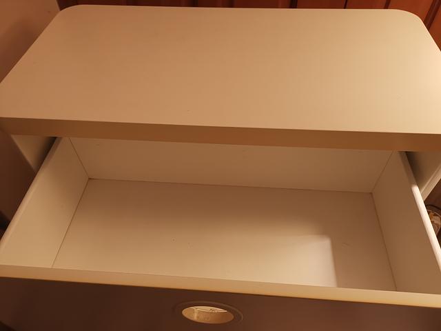 Moving Sale - White 2-drawer cabinet for free