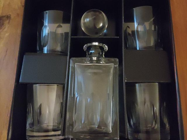 Vintage Atlantis Crystal Azores Whisky Bar Set ...