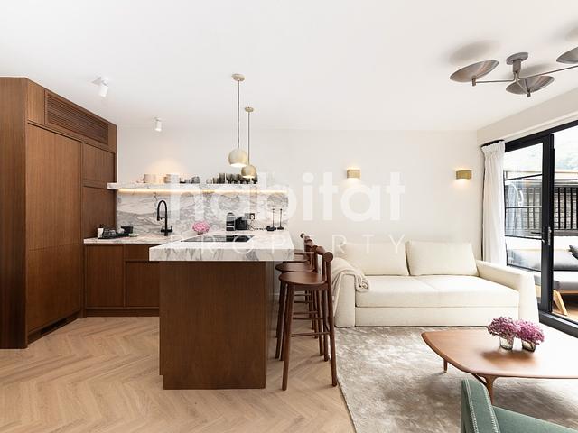 Designer Flat with Walk-Out Terrace