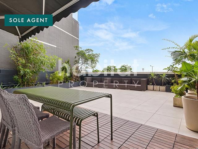 One Bedroom with Massive Terrace on the Water