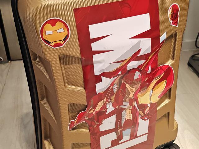 Gold Scooter Suitcase-$300 HKD