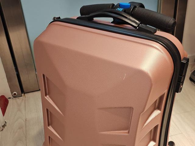 Rose Gold Scooter Suitcase -$300 HKD