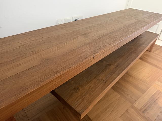 TREE TV rack - solid wood - Model: Lekk 