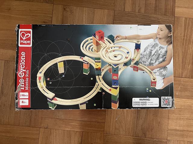 Hape Wooden Quadrilla The Cyclone Marble Run
