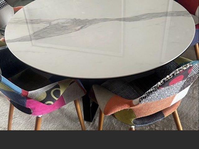 Ceramic dinning table 
