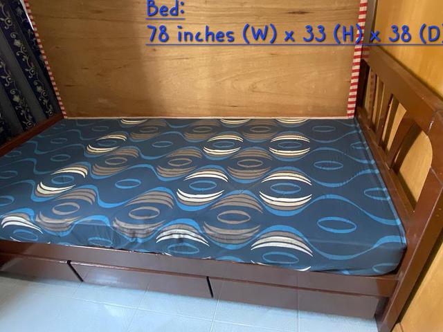 Free furniture! Wardrobes, bed, table...