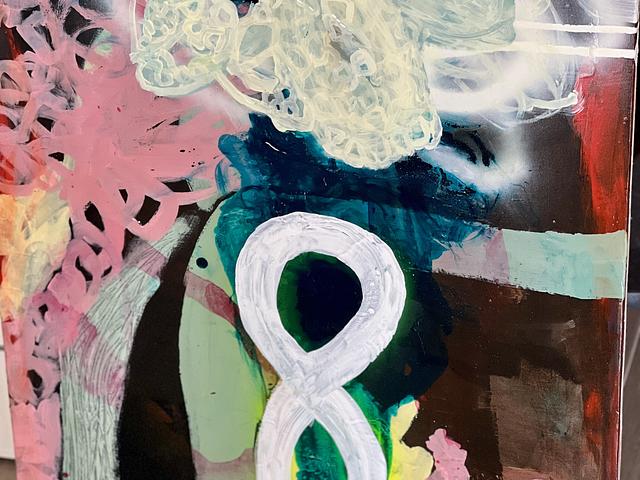 Stunning Mixed Media Painting