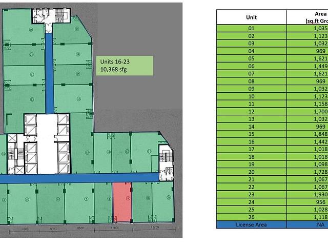 Ocean Hub 5/F creative studios | 11 sea-view units