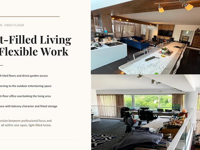 Unique Designer House, large Garden and Parking