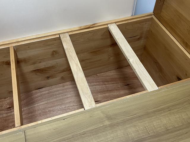 Double size solid wood bedframe w/ 6 deep drawers