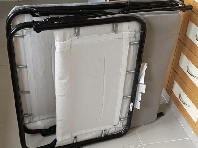 Foldable bed from Ikea