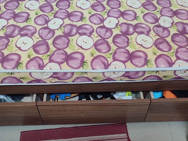 Wooden Bed Frame with lots of storage. FREE!!