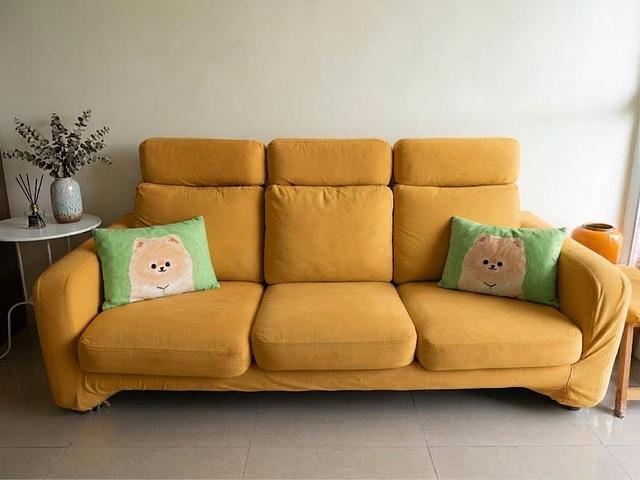 80% off ! GIORMANI Fabric 3-Seater Sofa (85% New)