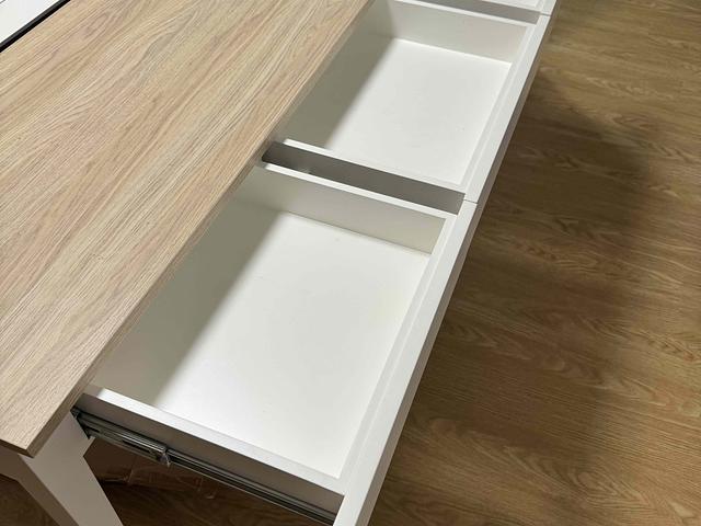 Custom-made solid wood desk