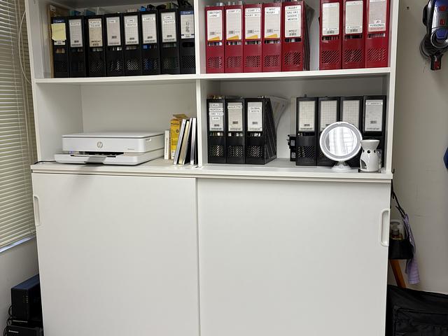 Gallant white home / office storage 