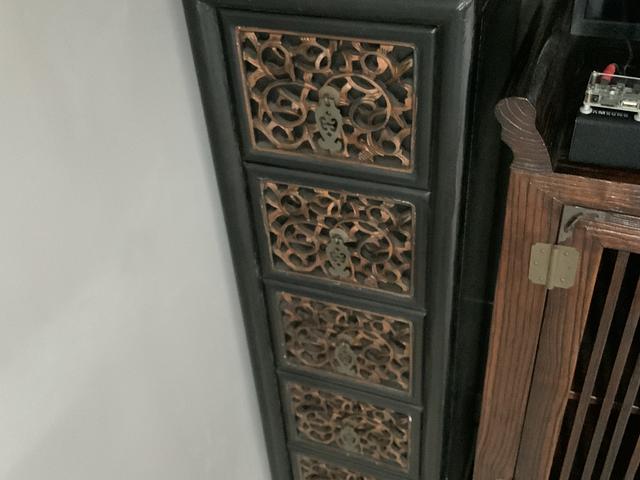 Chinese style Wooden hand painted cabinet