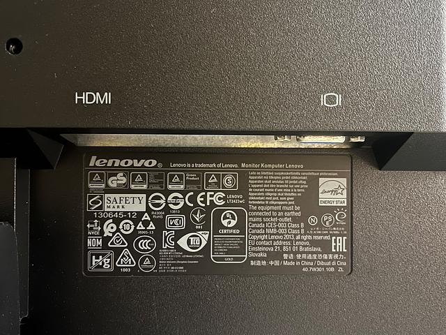 Lenovo 24" Monitor