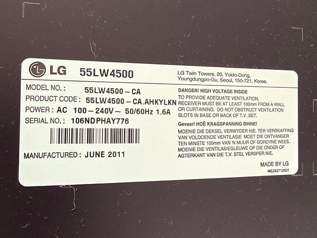 FREE 55" LG LED TV
