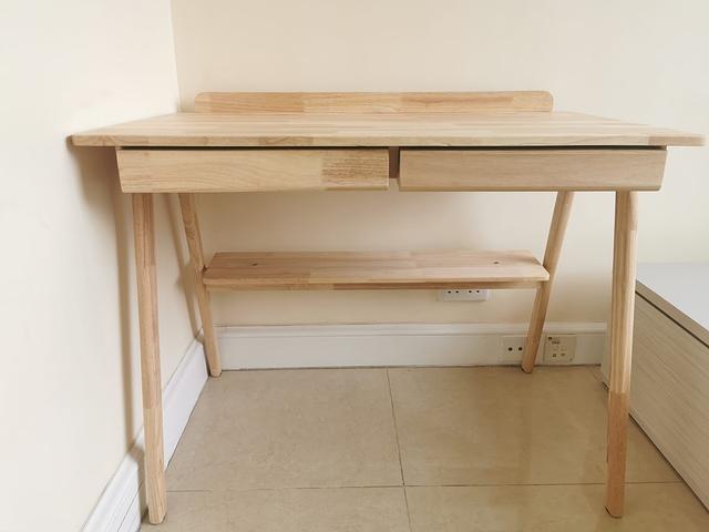 🖥️ Solid Wood Study Desk / Writing Table