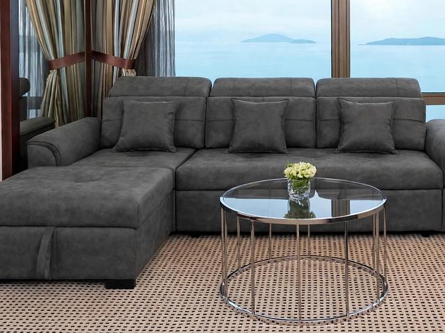 3 Seater L Shape Sofa Bed