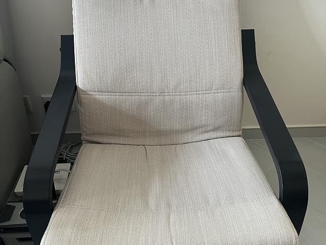 Preloved Ikea Poang Armchair and Footstool 