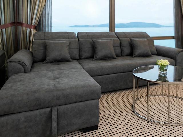 3 Seater L Shape Sofa Bed