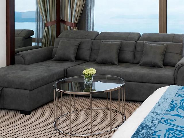 3 Seater L Shape Sofa Bed