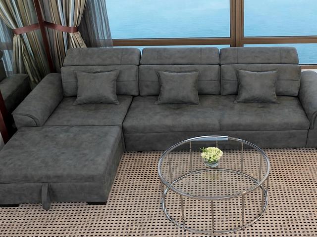 3 Seater L Shape Sofa Bed