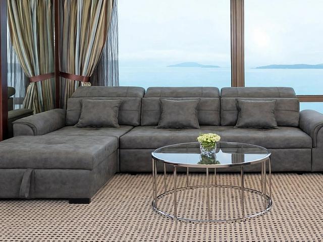 3 Seater L Shape Sofa Bed