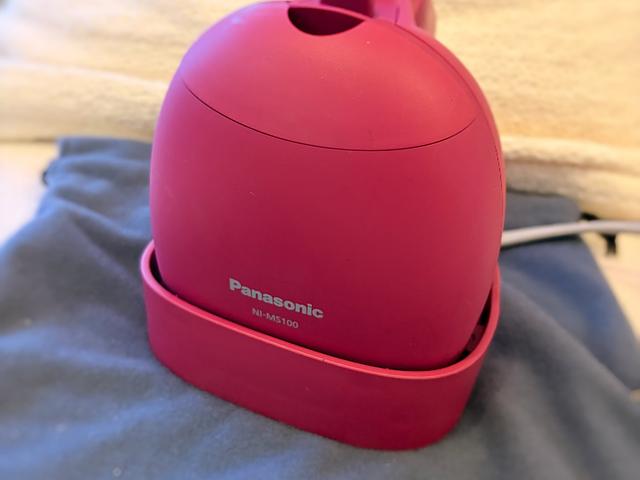 Panasonic NI-MS100 Mobile Garment Steamer Pink