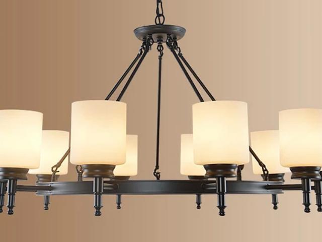Dimmable Vintage 10-Bulb Chandelier/ Ceiling Light