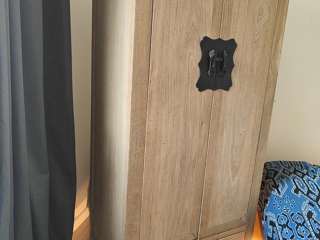 Modern Vintage Chinese Hardwood Wardrobe