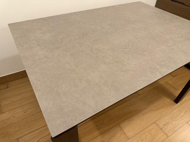 Connubia extendable ceramic top dining table
