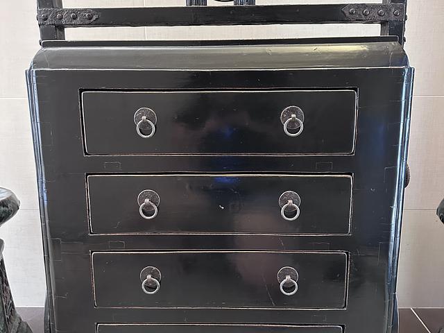 Antique wedding chest cabinet