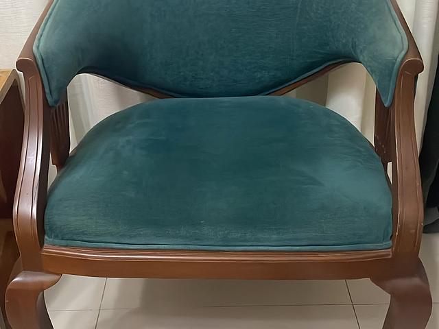 Vintage Barrel Armchair – Burmese Teak