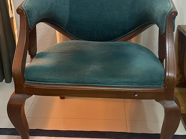 Vintage Barrel Armchair – Burmese Teak
