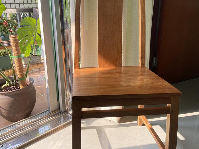Teak solid wood chair