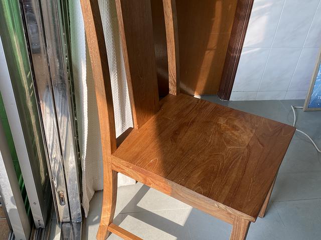 Teak solid wood chair