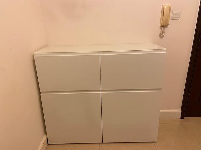 IKEA Besta Storage Cabinet with glass top