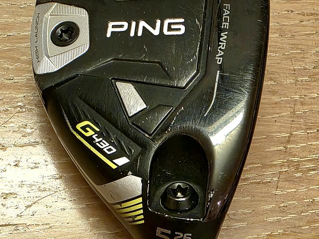 Ping G430 5 hybrid, 26 degree loft