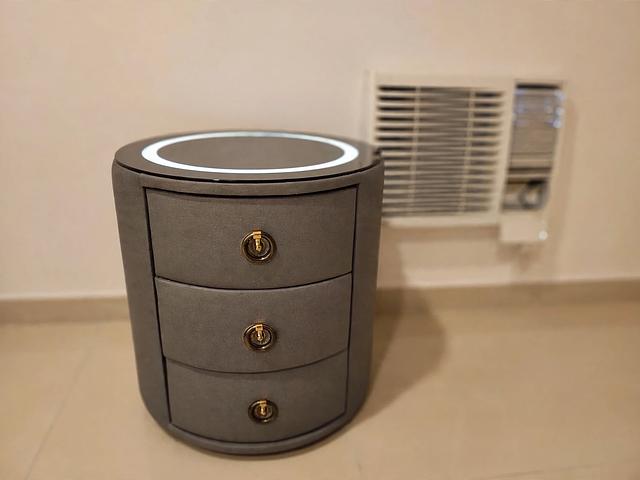 Grey Bedside Table Available