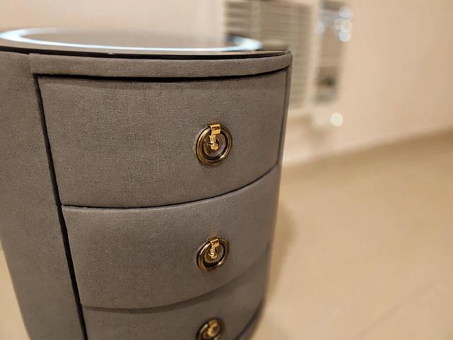 Grey Bedside Table Available