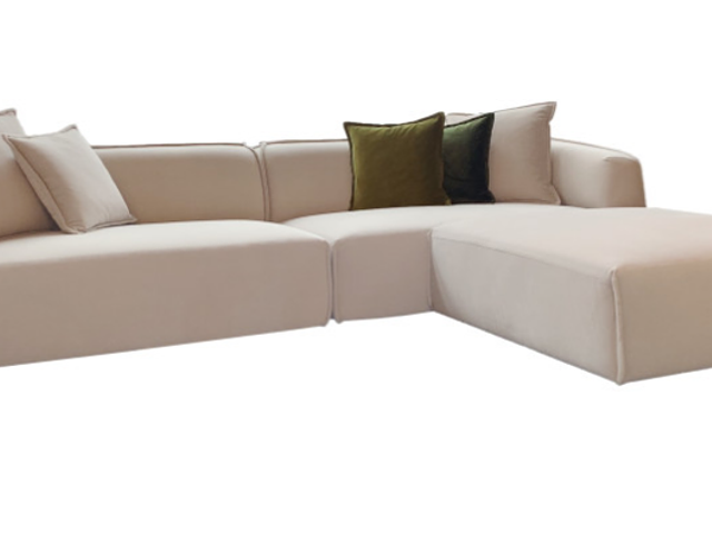 JG Casa KAT-KAT Four Seater Sofa With Ottoman