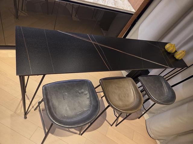 Bar table and chairs