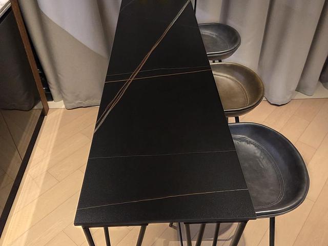 Bar table and chairs