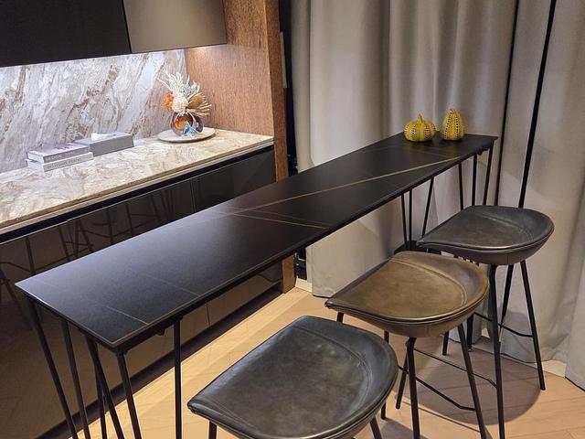 Bar table and chairs