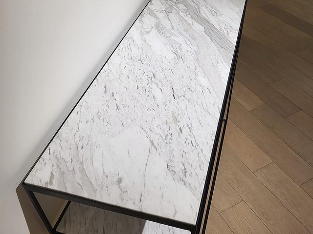 OVO Marble Top AIR Console Table